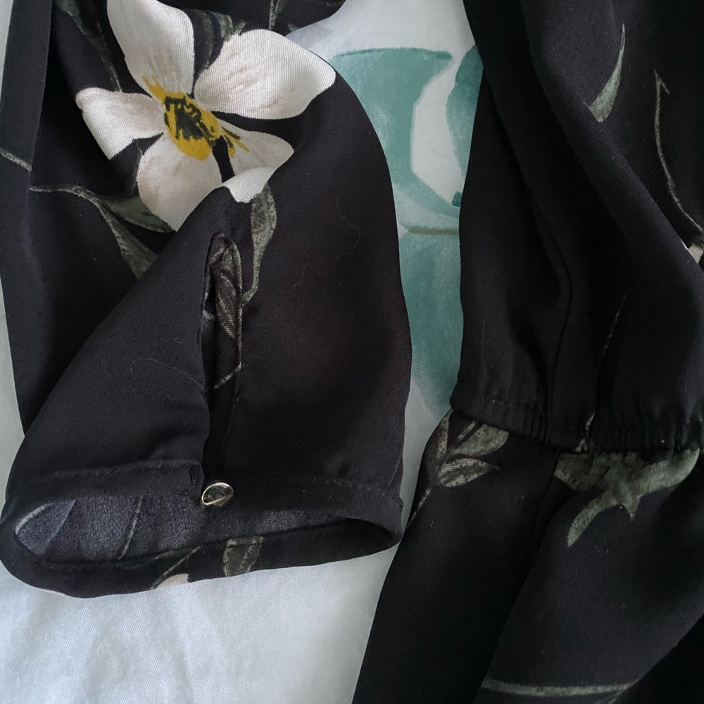 Floral Black Dress - Picture 4 of 6